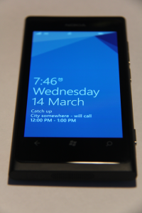 Nokia Lumia 800 - Lock Screen