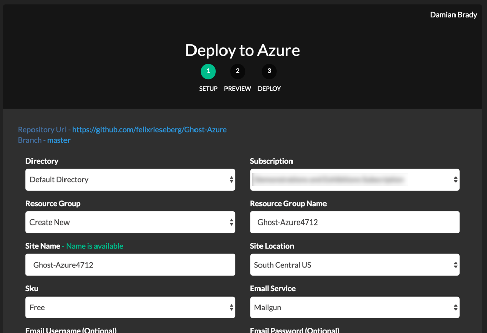 Deploy to Azure