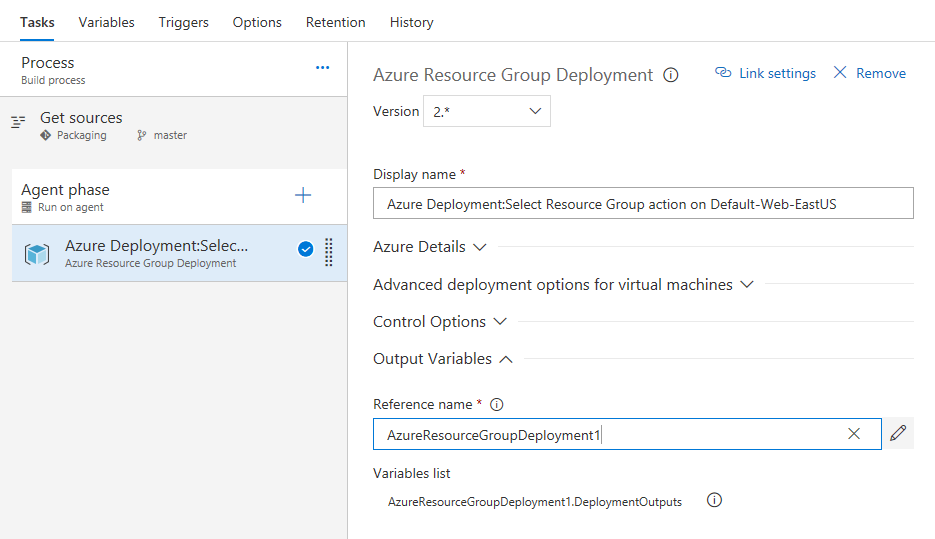 Easy to get output variables